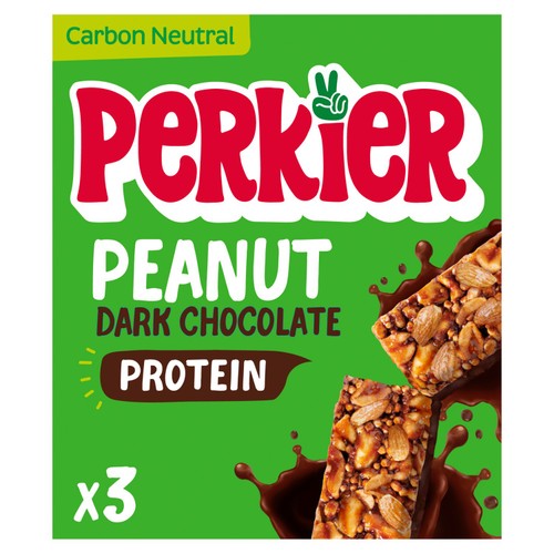 Perkier Peanut & Dark Chocolate 3 x 37g (Pack of 2)