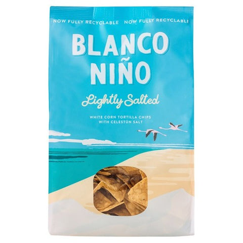 Blanco Nino Lightly Salted White Corn Tortilla Chips 170g (Pack of 3)