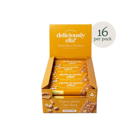 Deliciously Ella Peanut Butter Oat Bar case 16 x 50g (Pack of 3)