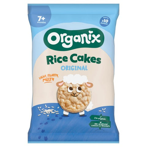 Organix Rice Cakes Orginal 40g (Pack of 3)