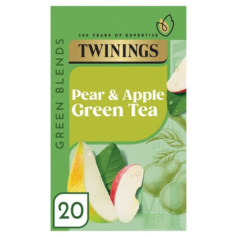 Twinings Apple & Pear Green Tea 20's (Pack of 3)