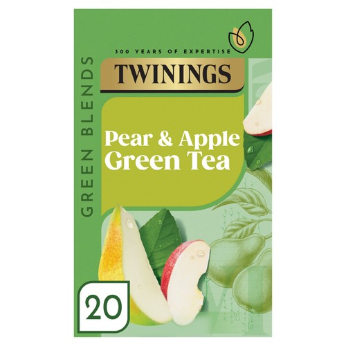 Twinings Apple & Pear Green Tea 20's (Pack of 3)