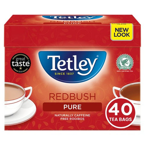 Tetley Redbush Tea Bags 40's (Pack of 2)