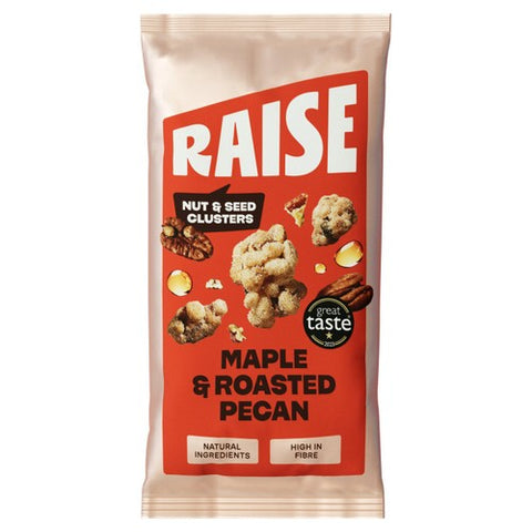 Raise Snacks-Maple Pecan, Clusters of Nuts & Seeds 35g (Pack of 3)