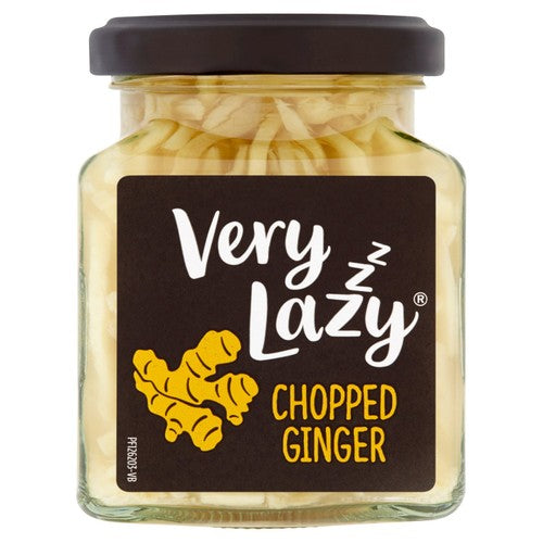 Very Lazy Chopped Ginger 190g (Pack of 2)