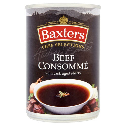 Baxters Luxury Beef Consomme Soup 400g (Pack of 2)