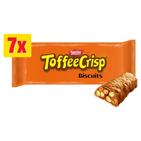 Toffee Crisp Biscuit Bars Multipack 130g (Pack of 3)