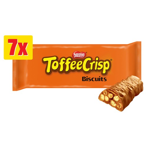 Toffee Crisp Biscuit Bars Multipack 130g (Pack of 3)