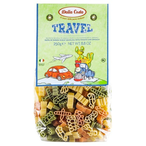 Dalla Costa Tri-Colour Travel Pasta 250g (Pack of 3)