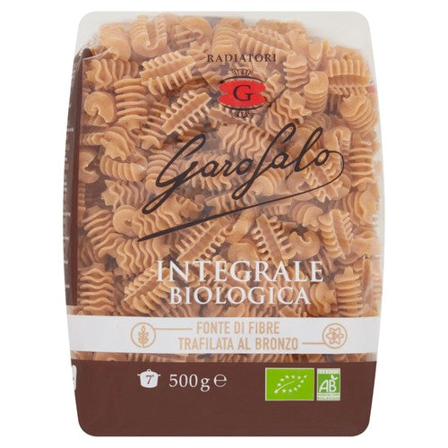 Garofalo Organic Whole Wheat Radiatori Pasta 500g (Pack of 3)