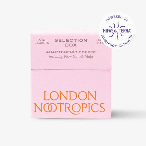 London Nootropics - Flow, Zen Mojo Adaptogenic Coffee 12's (Pack 2)