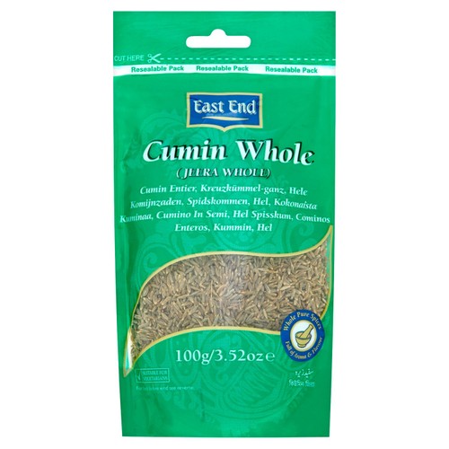 East End Cumin Whole Seeds 100g (Pack of 2)