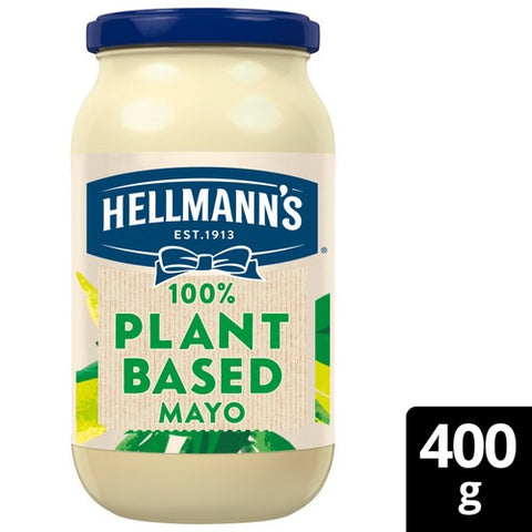 Hellmann's Plant Based Mayonnaise 400g (Pack of 2)