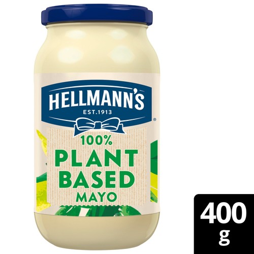 Hellmann's Plant Based Mayonnaise 400g (Pack of 2)