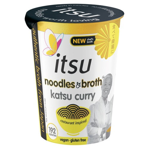 itsu katsu curry instant noodles & broth pot 64g (Pack of 3)