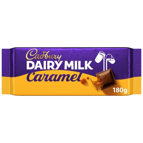 Cadbury Dairy Milk Caramel Chocolate Bar 180g (Pack of 3)