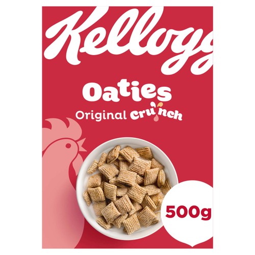Kellogg's Oaties Original Breakfast Cereal 500g (Pack of 3)