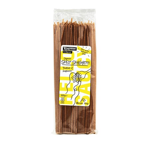 Realfoods Organic Spelt Spaghetti 500g (Pack of 3)