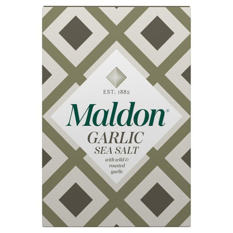 Maldon Salt Wild and Roasted Garlic 100g (Pack of 2)