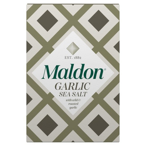 Maldon Salt Wild and Roasted Garlic 100g (Pack of 2)