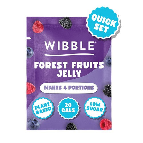 Wibble Plant-based Forest Fruits Jelly Crystals 57g (Pack of 3)