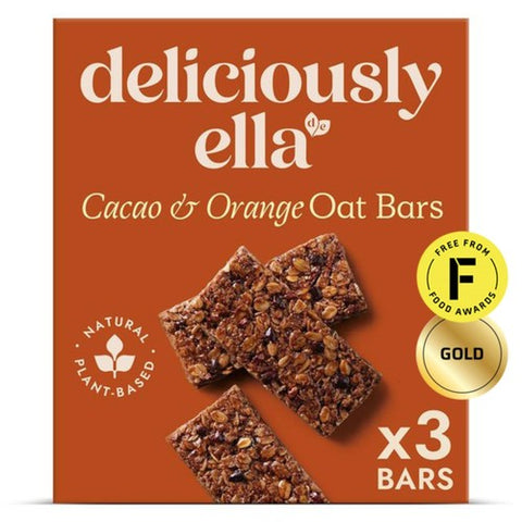Deliciously Ella Cacao & Orange Oat Bar Multipack 3 x 50g (Pack of 3)