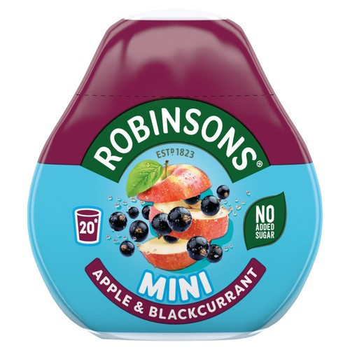 Robinsons Mini Apple & Blackcurrant No Added Sugar 66ml (Pack of 3)