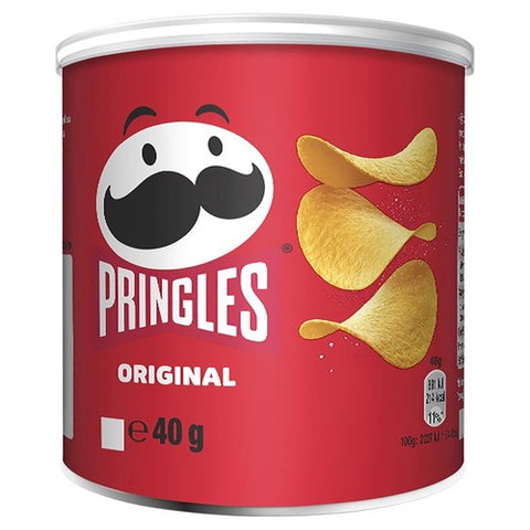 Pringles Original Crisps Can 40g (Pack of 6)