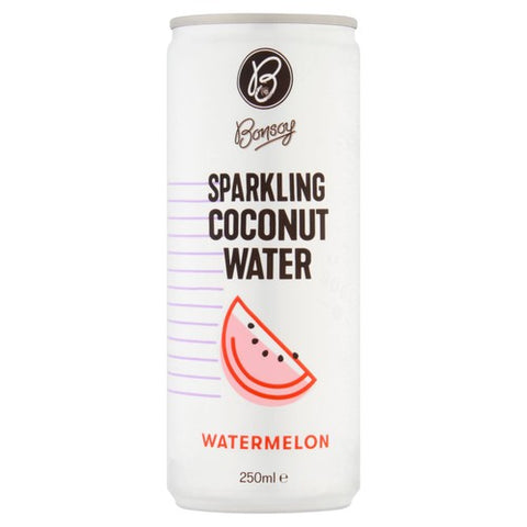 Bonsoy Sparkling Coconut Water With Watermelon 250ml (Pack of 6)