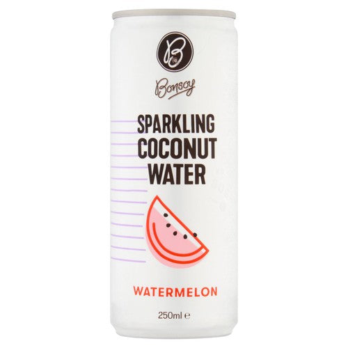 Bonsoy Sparkling Coconut Water With Watermelon 250ml (Pack of 6)