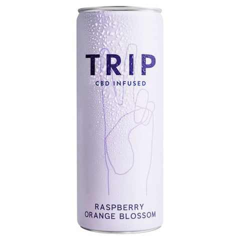 TRIP CBD Infused Raspberry Orange Blossom 250ml (Pack of 6)