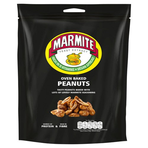 Graze Marmite Peanuts Nut Snack 190g (Pack of 3)