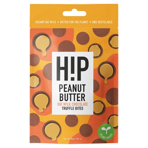 H!P Peanut Butter Balls 1 x 80g (Pack of 3)