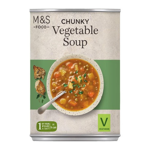 M&S Chunky Vegetable Soup 400g (Pack of 2)