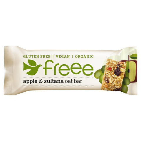 Freee Gluten Free Organic Apple Oat Bar With Sultanas 35g (Pack of 3)