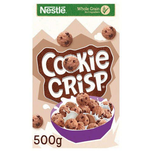 Cookie Crisp Chocolate Breakfast Cereal 500g (Pack of 3)
