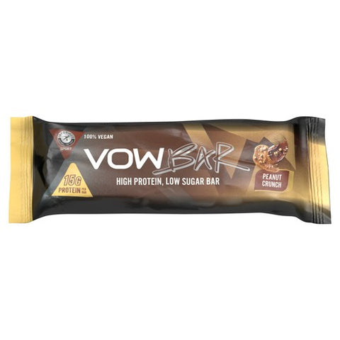 VOW Nutrition Protein Bar - Peanut Crunch 48g (Pack of 3)