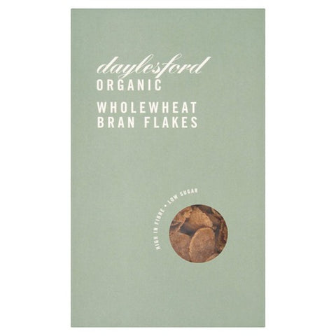 Daylesford Organic Wholewheat Bran Flakes 150g (Pack of 3)