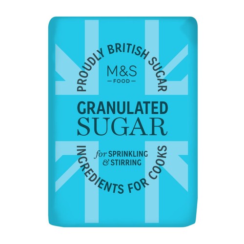 M&S British Granulated Sugar 1kg (Pack of 2)