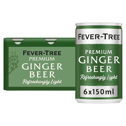 Fever-Tree Ginger Beer 6 x 150ml (Pack of 2)