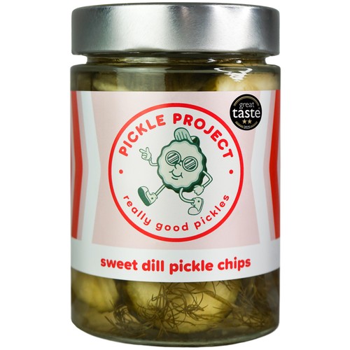 Pickle Project Sweet Dill Pickle Chips 500g (Pack of 2)
