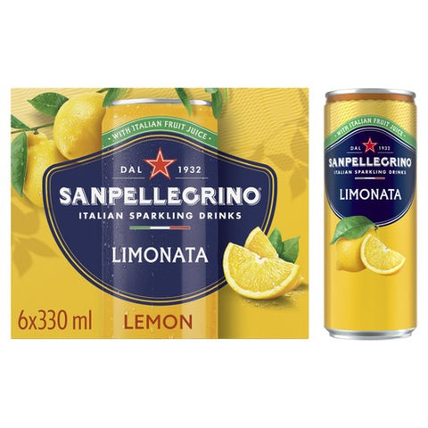 San Pellegrino Lemon 6 x 330ml (Pack of 2)