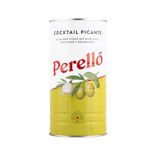 Brindisa Perello Olives and Pickles Cocktail Picante 700g (Pack of 2)