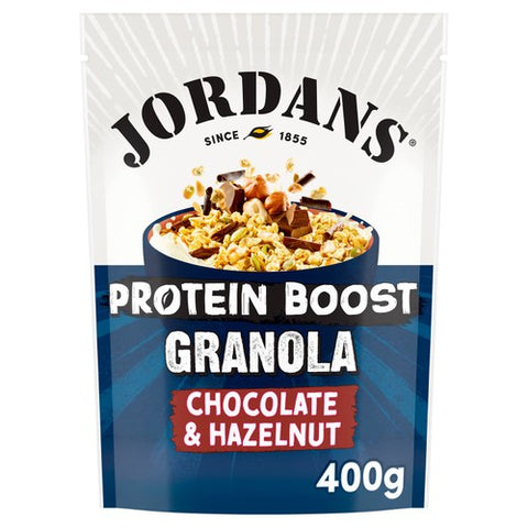 Jordans Protein Boost Chocolate & Hazelnut Granola 400g (Pack of 3)