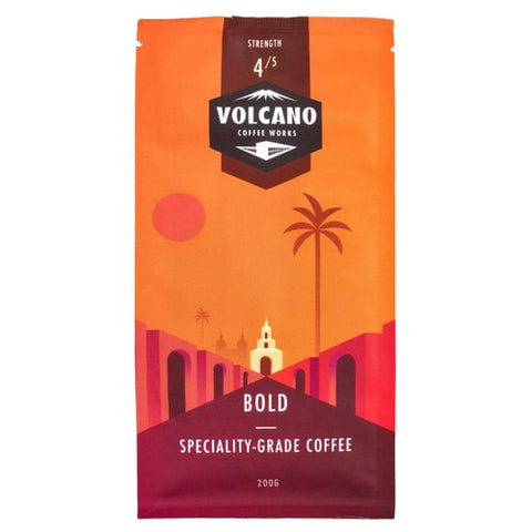 Volcano Coffee Works Bold Colombia Espresso Beans 200g (Pack of 2)