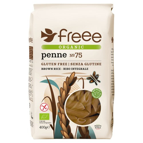Freee Gluten Free Organic Brown Rice Penne 400g (Pack of 3)