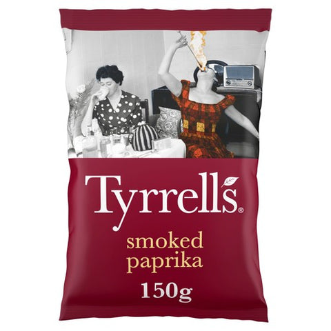 Tyrrells Smoked Paprika Sharing Crisps 150g (Pack of 3)
