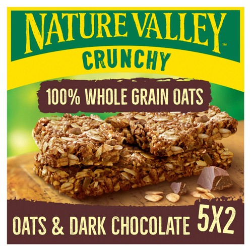 Nature Valley Crunchy Oats & Dark Chocolate Cereal Bars 5 x 42g (Pack of 3)
