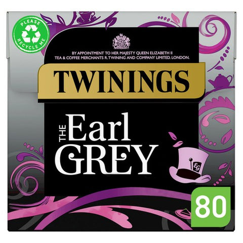 Twinings Earl Grey Tea 80 Tea Bags 80's (Pack of 2)