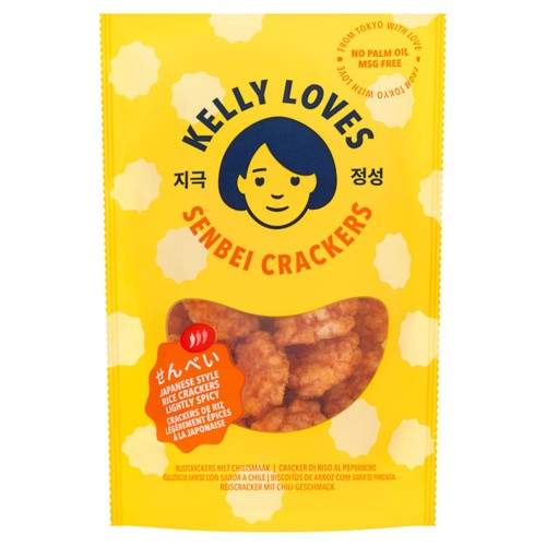 Kelly Loves Senbei Crackers 80g (Pack of 6)